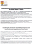 Présentations des postes vacants  des Commissions consultatives communales
