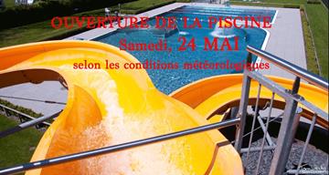 Ouverture Piscine en plein air