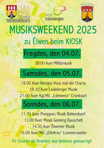 Weekend musical - Actualités