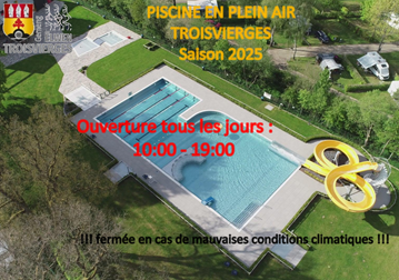 Ouverture Piscine en plein air