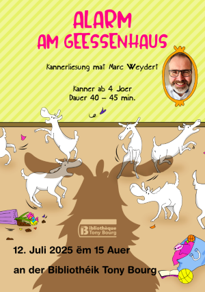 Lecture dans la bibliothèque Tony Bourg