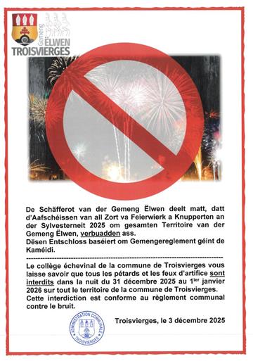 Sylvester 2025-2026 - Actualités