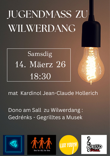 Jugendmass zu Wilwerdange - News