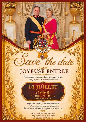 Save the date JOYEUSE ENTRÉE