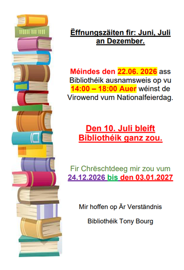 Bibliothèque fermée - Actualités