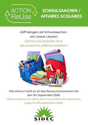 ReUse Action Affaires scolaires
