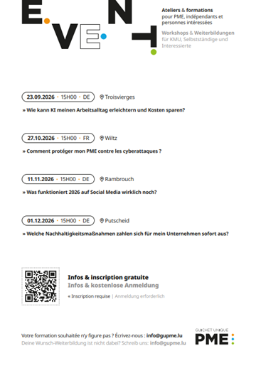 Eventer fir Entrepreneuren GUPME